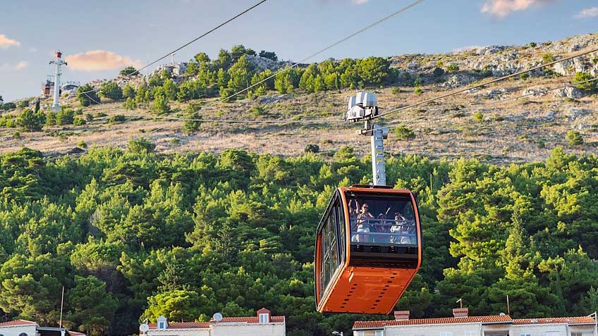 Dubrovnik Cable Car Srd mountain